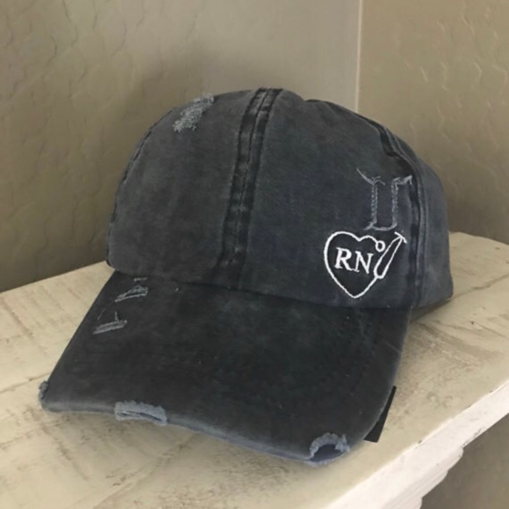 Registered Nurse dad distress hat